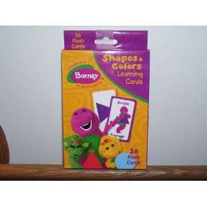 Barney Shapes & Colors Learning Cards: Toys & Games