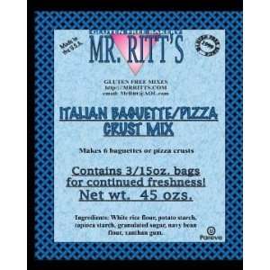 Mr Ritts Gluten Free Italian Baguette,Pizza Crust Mix