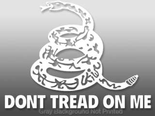 12 in. Dont Tread On Me Window Sticker  decal dont  
