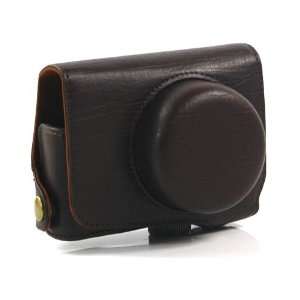   Brown / PU Leather Camera Case for Nikon 1 J1 (1902 4)