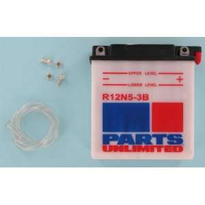  Parts Unlimited Economy Battery R12N53B 
