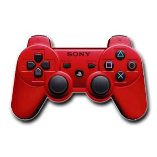 GENUINE SONY PS3 DUALSHOCK 3 WIRELESS CONTROLLER RED  