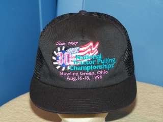 National TRACTOR PULLING Championship 1996 MESH Hat NEW  