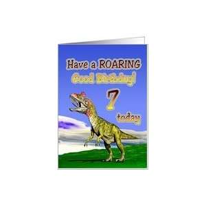  Dinosaur roaring card for a 7 year old Card Toys & Games