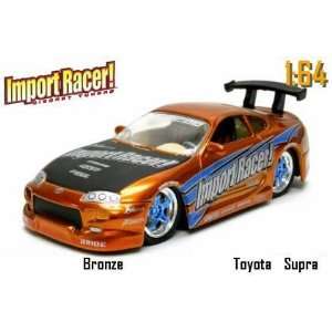   Import Racer Bronze Toyota Supra 1:64 Scale Die Cast Car: Toys & Games