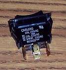 CARLING ROCKER SWITCH  (ON / OFF / ON) DOUBLE THROW ~ DOUBLE THROW 6 