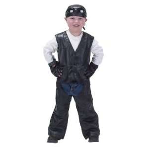  Jr Biker Child Costume Ages 8 10 (BBB 810) Toys & Games