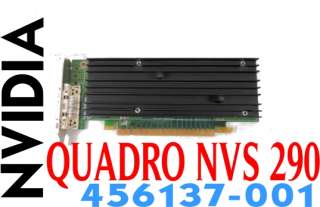 NVIDIA Quadro NVS 290 NVS290 256MB PCI e x16 DDR2 454319 001 456137 