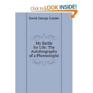   of a Phrenologist David George Goyder  Books