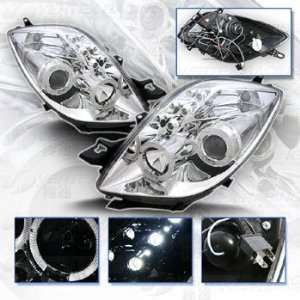   06 Up TOYOTA YARIS 3D Dual Halo Projector LED Headlights Automotive