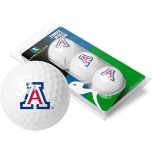  Arizona Wildcats 3 Golf Ball Sleeves