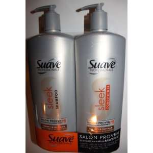  Suave Professionals Sleek Shampoo & Conditioner 40oz 