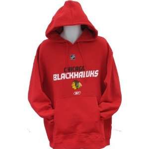   Chicago Blackhawks Red Power Play Hooded Fleece