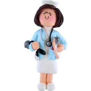  Nurse with Brown Hair