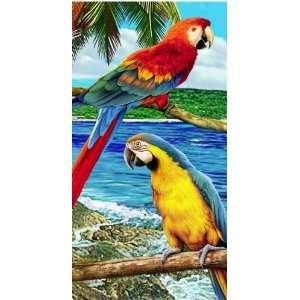  Parrots in Paradise Beach Towel: Everything Else