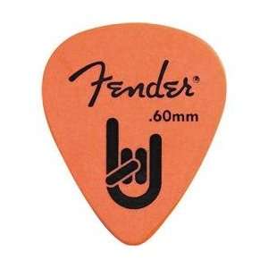 Fender 351 Delrin Guitar Pick (12 Pack) T/M .60mm Musical 