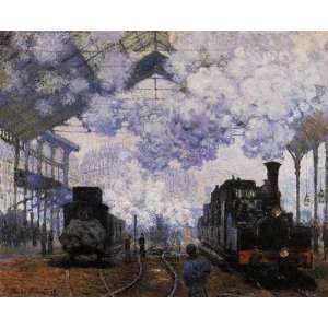 , Art Reproductions, Claude Monet, Arrival at Saint Lazare 