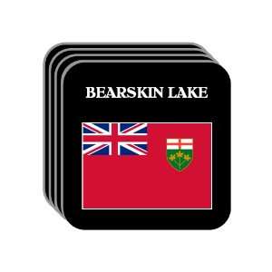  Ontario   BEARSKIN LAKE Set of 4 Mini Mousepad Coasters 