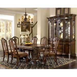  Torricella Dining Room Double Pedestal Table   Fairmont 