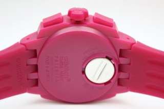 New Swatch Pink Run Chronograph Date Watch SUIP401  45mm  