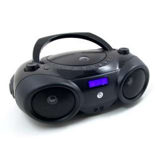 Memorex Portable CD/iPod/MP3 Boombox with AM/FM Radio, MP3851BLK 