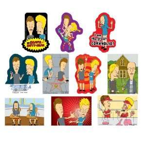  Beavis and Butt Head Stickers   set of 12 stickers 