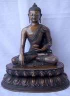 05. Healing Medicine Buddha Statue, Finely Full Carving, 14 H