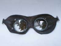 WWII WW2 MOTORCYCLE OR AVIATION PILOT GOGGLE  