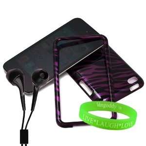 : Special Two Piece Snap Classic Purple Animal Print Zebra Hard Cover 