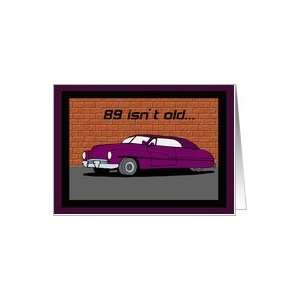  Lead Sled 89th Birthday Card Card Toys & Games