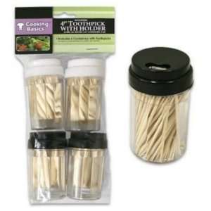  Toothpicks 4 Plastic Containers Case Pack 48 Everything 