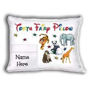 Tooth Fairy Pillow (self contained pillow)   Zoo