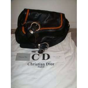    Christian Dior Black&Brown Gaucho Saddle Bag: Everything Else