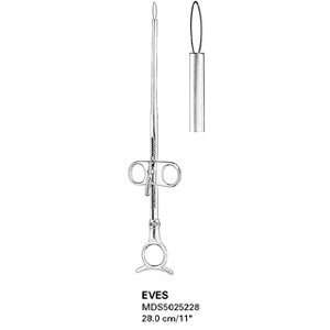  Tonsil Snares, Eves   With ratchet, 11, 28 cm Health 