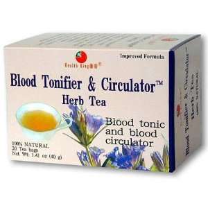  Tea Blood Tonifier and Circulator Herb 20 Bags: Health 