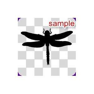 NATURE AND INSECTS DRAGON FLY 2 10 WHITE VINYL DECAL 