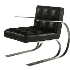   Bellini Modern Living Nolan Leather Accent Chair Nolan AC: Furniture