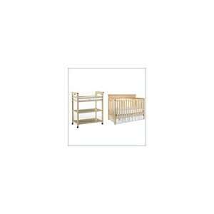    Graco Lauren 4 in 1 Convertible Baby Crib Set in Natural: Baby