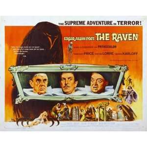    The Raven 22x28 HS MOVIE POSTER Vincent Price Lorre