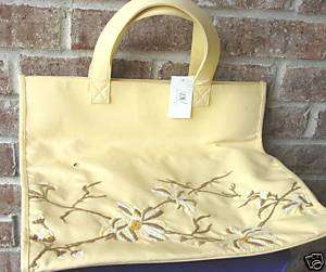 DV Collection Dolce Vita TOTE BAG Butter Embroidery NWT  