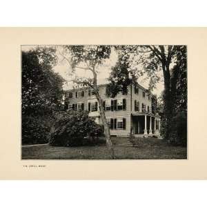  1900 Print Harvard James Russell Lowell House Elmwood 