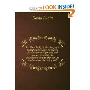   There be Light The Story of a Workingmens Club David Lubin Books