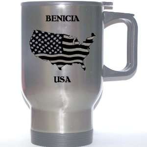  US Flag   Benicia, California (CA) Stainless Steel Mug 
