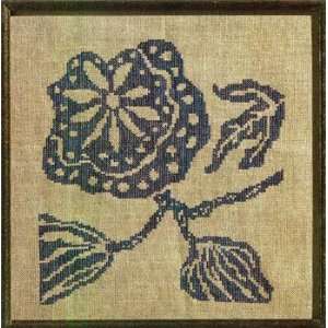  Toile Blue Lotus   Cross Stitch Pattern Arts, Crafts 