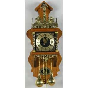  Vintage Ornate Dutch Zaanse Zaandam Atlas Wall Clock 