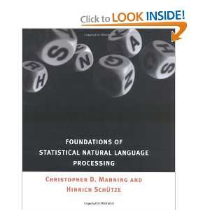 Start reading Foundations of Statistical Natural Language Processing 