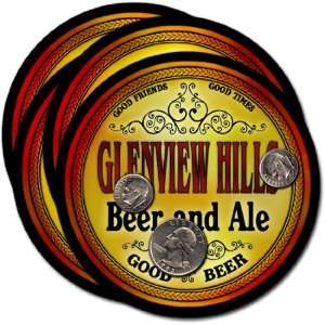  Glenview Hills, KY Beer & Ale Coasters   4pk Everything 