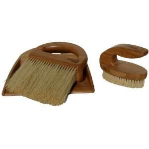    Natural Home Decor 2 Piece Bamboo Cleaning Set: Home & Kitchen
