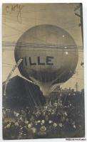Ellsworth RPPC   HOT AIR BALLOON at MEADVILLE PA 1909  
