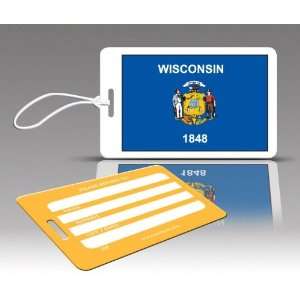  Insight Design 770805 TagCrazy Luggage Tags  Wisconsin 